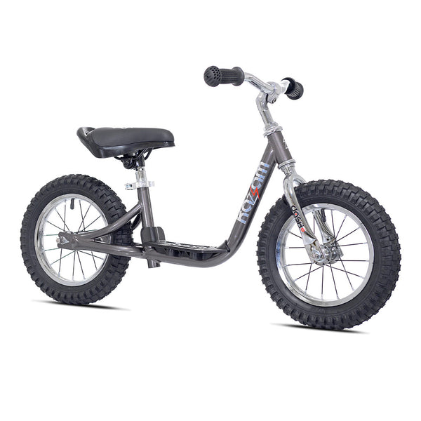 12" Kazam Dash AIR Balance Bike in Metallic Gray | For Ages 3 and up