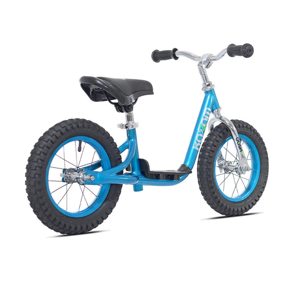 12" Kazam Dash AIR Balance Bike in Metallic Teal - Back View | For Ages 3 and up