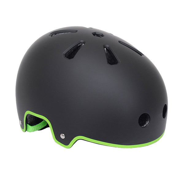 Kazam Toddler Helmet in Black - Top View | For Ages 3 and up
