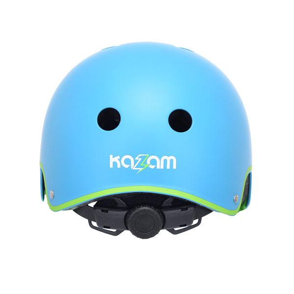 Kazam Toddler Helmet in Blue - Back View | For Ages 3 and up