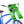 Load image into Gallery viewer, Kazam iBert Child Bike Seat in Green on a Bike | For Ages 1-3
